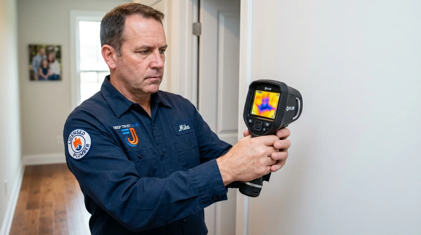 Thermal imaging leak detection by Johns Plumbing LLC in Alto